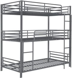 Coaster® Maynard Gunmetal Triple Twin/Twin Bunk Bed