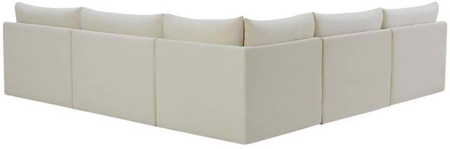 Meridian Furniture Jacob 5-Piece Cream 107" Modular Sectional-3