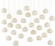 Currey & Company Piero Multi-Drop Painted Silver/White Pendant Lighting-0