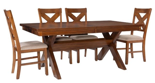 Powell® Kraven 5-Piece Dark Hazelnut Dining Set-3