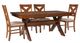 Powell® Kraven 5-Piece Dark Hazelnut Dining Set-3