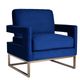 VIG Furniture Modrest Edna Blue Accent Chair-0