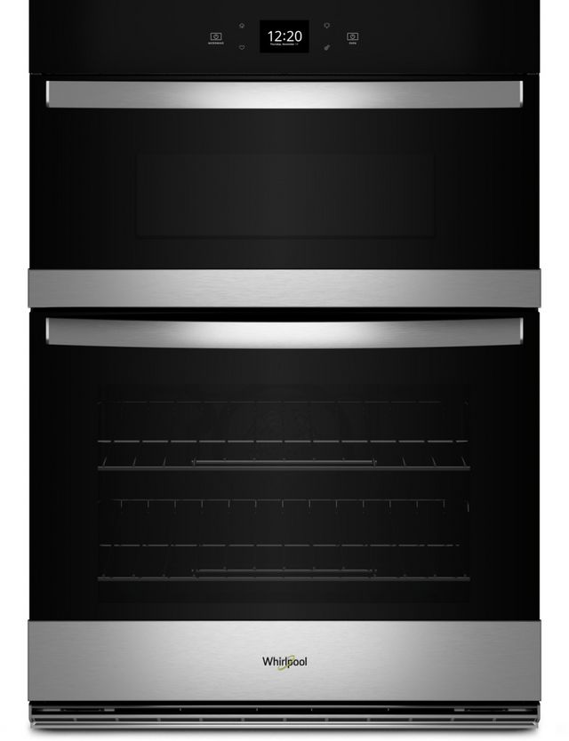 Whirlpool® 30" FingerPrint Resistant Stainless Steel Oven/Microwave Combination Electric Wall Oven-0