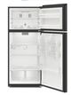 Whirlpool® 28" 16.3 Cu. Ft. Black Top Freezer Refrigerator-3