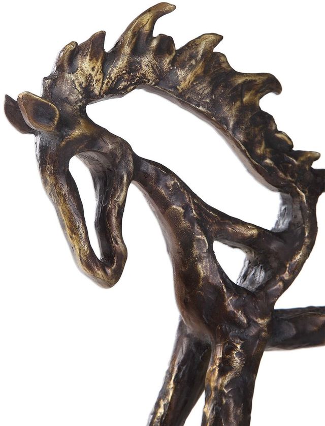 Uttermost® Titan Horse Antiqued Bronze Sculpture-4
