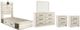 Signature Design by Ashley® Cambeck 5-Piece Whitewash Twin Storage Panel Bed Set -0