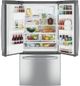 GE® Series 23.8 Cu. Ft. Stainless Steel French Door Refrigerator-3
