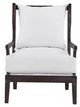 Forty West Hutton Brown/White Accent Chair-1