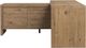 Four Hands Noah Aged Smoked Oak Resawn Rotating Desk-4