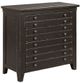 Kincaid Furniture Mill House Anvil Black Map Bedside Chest-0