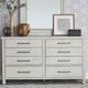 Liberty Furniture Modern Farmhouse White 8 Drawer Dresser-4