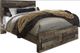 Benchcraft® Derekson 4-Piece Multi Gray Full Panel Storage Bed Bedroom Set-1