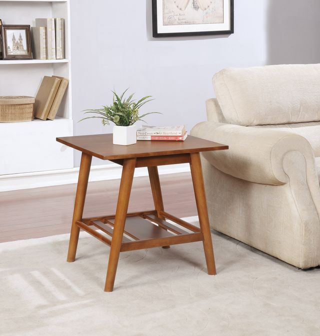 Linon Charlotte Brown End Table-1