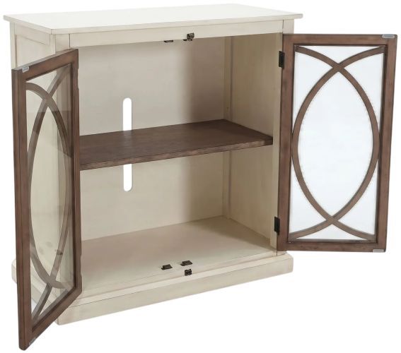 Sunny Designs™ Pasadena Buckskin/Marble White Accent Cabinet-4