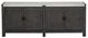 Magnussen Home® Plum Creek Ravenwood Black Console with Marble Top-1