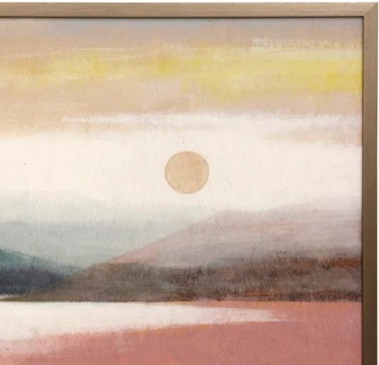 Stylecraft Norman Wyatt Home Pink Sands Wall Art-1