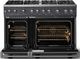 Viking® 5 Series 48" Cast Black Pro Style Gas (LP) Range with Polished Chrome Trim-1