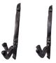 A & B Home Black Two-Pronged Coat Wall Hooks-1