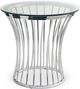 Elements International Emma 2-Piece Chrome Occasional Table Set-2