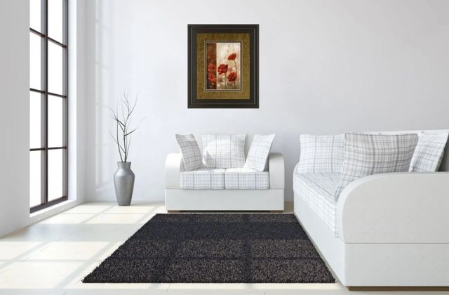 Classy Art Wild Poppies l by Conrad Knutsen Framed Print Wall Art-2