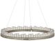 Currey & Company Pleiades Clear/Silver Medium Chandelier-2
