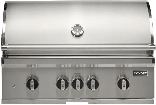 Coyote® SL-Series 36" Built-In Liquid Propane Stainless Steel Grill with 5 Infinity Burners-0