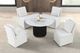 Furniture of America® Varde 5-Piece Black/White Dining Table Set-2