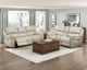 Homelegance® Proctor Sand Power Double Reclining Loveseat with Center Console-2