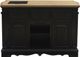 Powell® Pennfield Black Sand-Through/Natural Kitchen Island-3