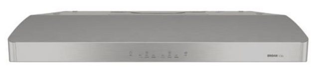 Hotte de cuisinière sous-armoire de 36 po Broan® Elite Corteo™ - Acier inoxydable