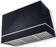 AGA Loge 48" Gloss Black Wall Mounted Range Hood  with Polished Chrome Trim-0