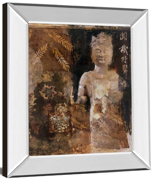 Classy Art Inner Chi III by Douglas Mirror Framed Wall Art-0
