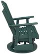 Signature Design by Ashley® Hyland Wave Green Stainless Steel Outdoor Swivel Glider Chair-2