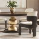 Michael Amini® West Kensington Medium Espresso Dining Side Chair-1