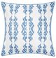 Laura Park Designs Coral Gardens Blue 22"x22" Throw Pillow-0