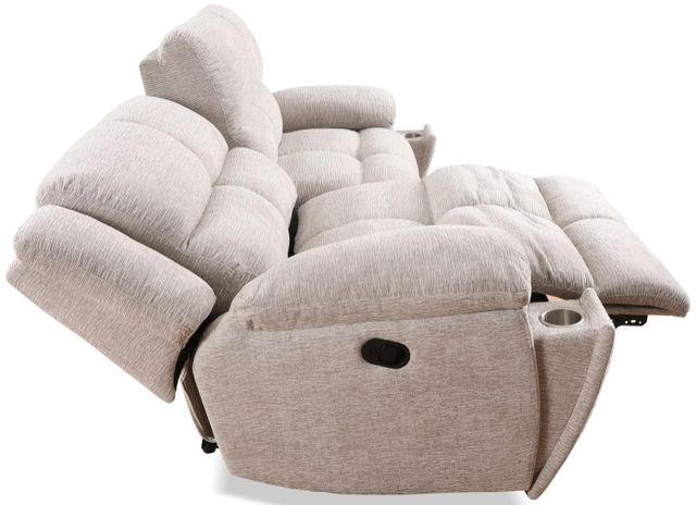 Parker House® Buster Opal Taupe Reclining Console Sofa-3