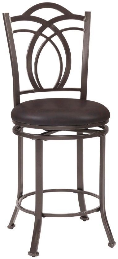 Linon Calif Coffee/Espresso Counter Stool-0