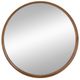 A & B Home Wayne Brown Circular Wooden Accent Mirror-0