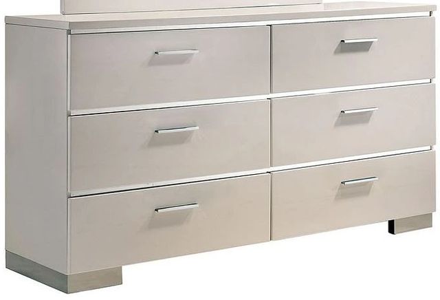 Furniture of America® Malte White Dresser-0
