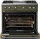 Viking® 5 Series 36" Martini Pro Style Gas (LP) Range with Brushed Brass Trim-1