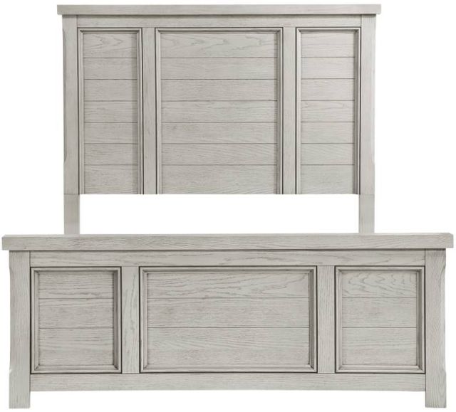 Homelegance® Providence Light Gray California King Panel Bed-3