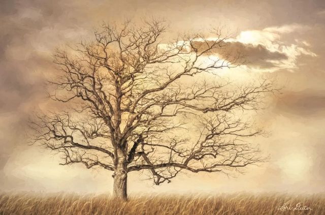 Classy Art Golden Tree by Lori Deiter Wall Art-0