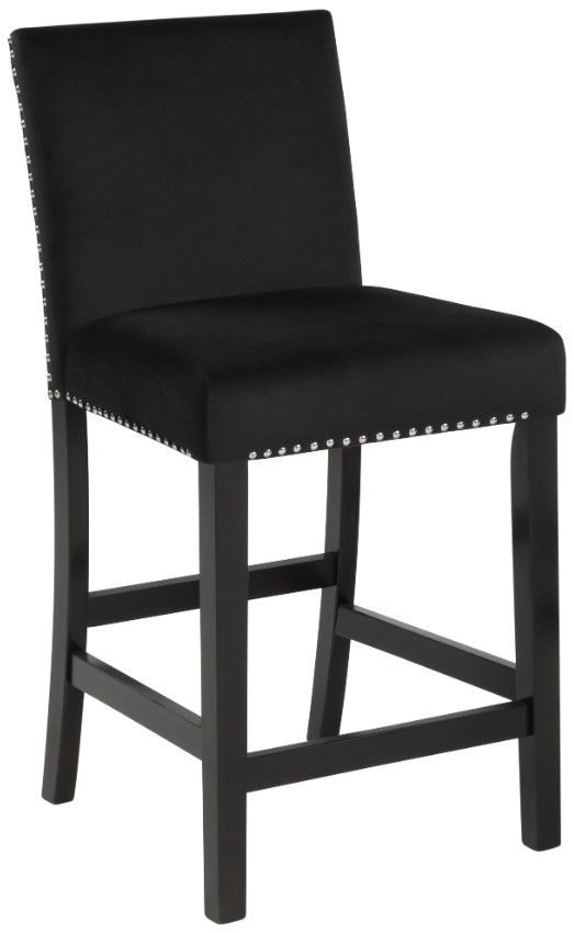 New Classic® Home Furnishings Celeste Black/Espresso Counter Chair-0