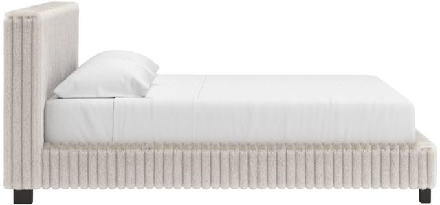Signature Design by Ashley® Birmonton White Queen Upholstered Panel Platform Bed-2
