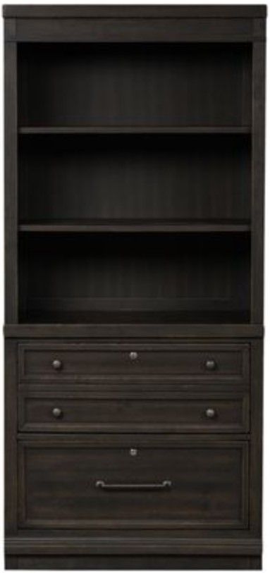 Liberty Furniture Harvest Home Chalkboard Hutch and Cabinet Set-2