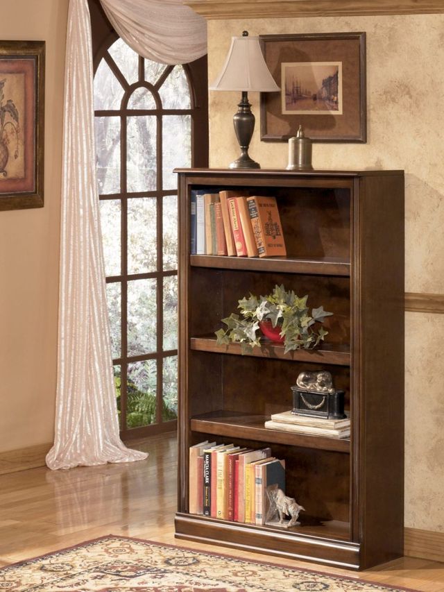 Signature Design by Ashley® Hamlyn Medium Brown 53" Bookcase-2