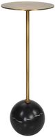 Uttermost® Gimlet Brass Drink Table with Black Base-3