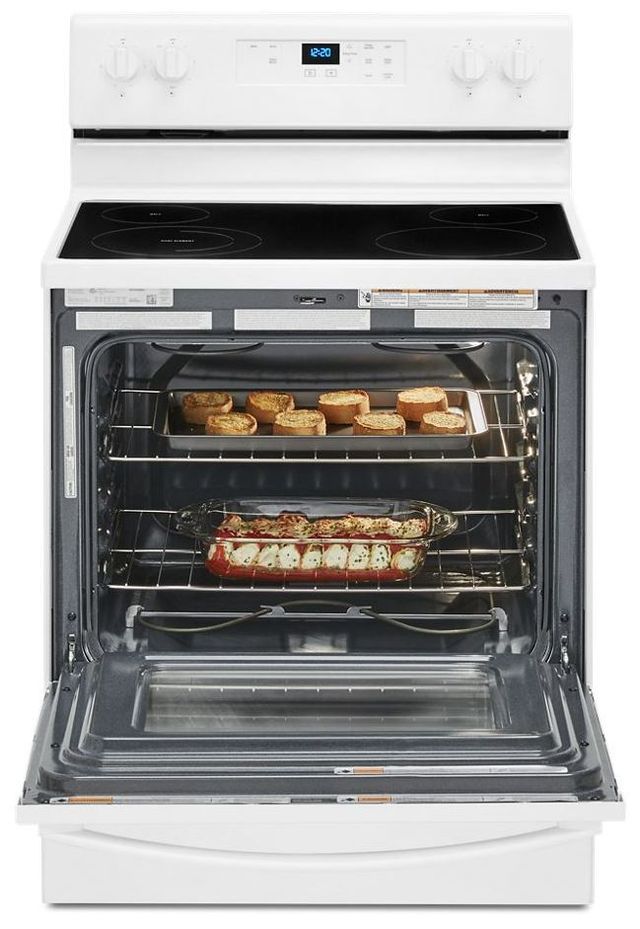 Whirlpool® 30" White Free Standing Electric Range-2
