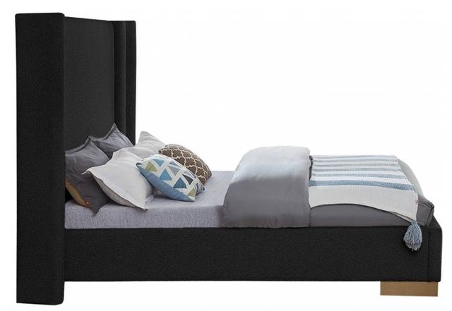 Meridian Furniture Halton Black Queen Upholstered Panel Bed-3