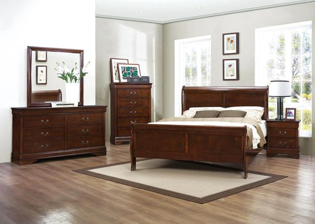 Homelegance® Mayville Brown Cherry Chest-1